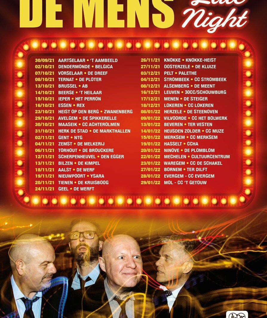 DE MENS is klaar voor Late Night theatertour