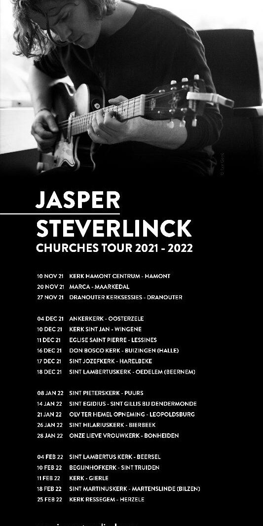 Jasper Steverlinck is klaar voor Churches Tour