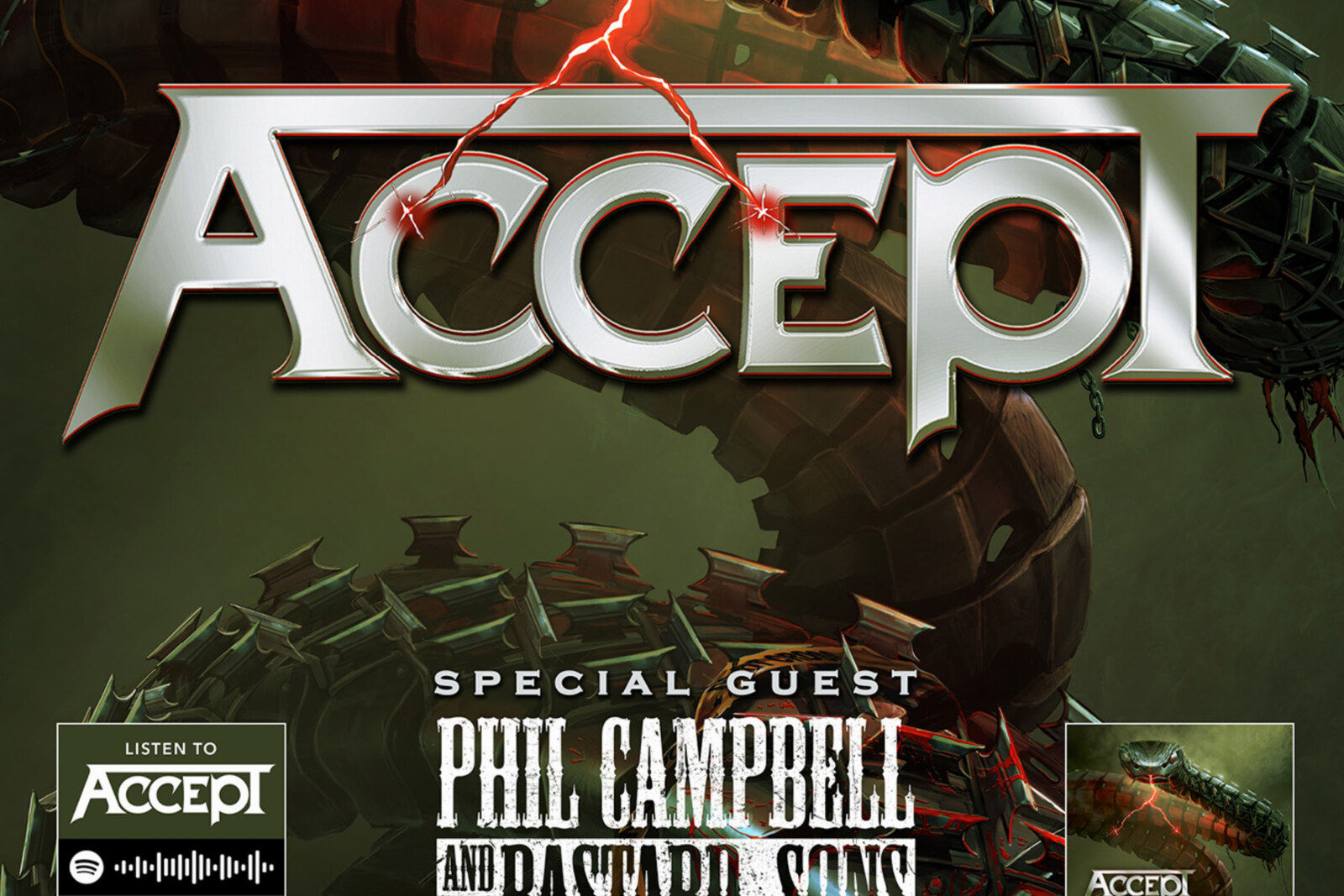 Accept: "Too Mean To Die" 2022 Metal-Teutons start touring Europe on January 15!