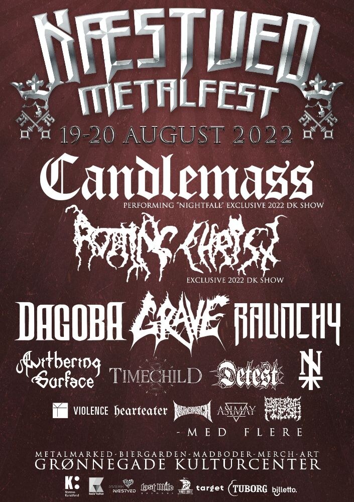 Candlemass,  and Rotting Christ  headlines NMF 2022