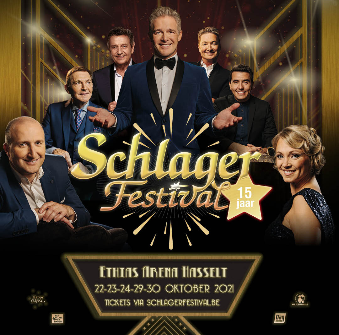 Luc Appermont en Raymond van het Groenewoud debuteren dit weekend op Het 15de Schlagerfestival!