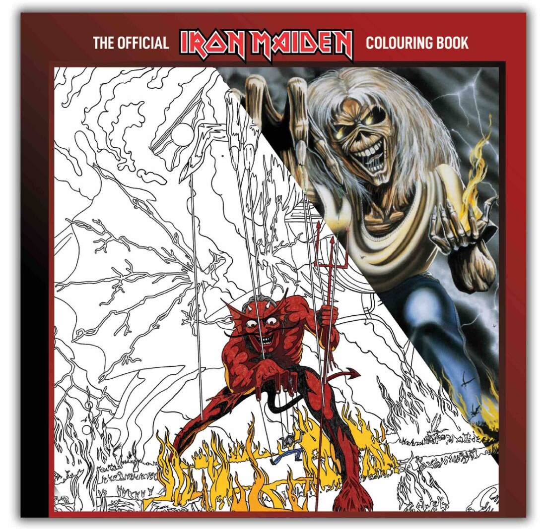 Official Iron Maiden Colouring Book Now Available