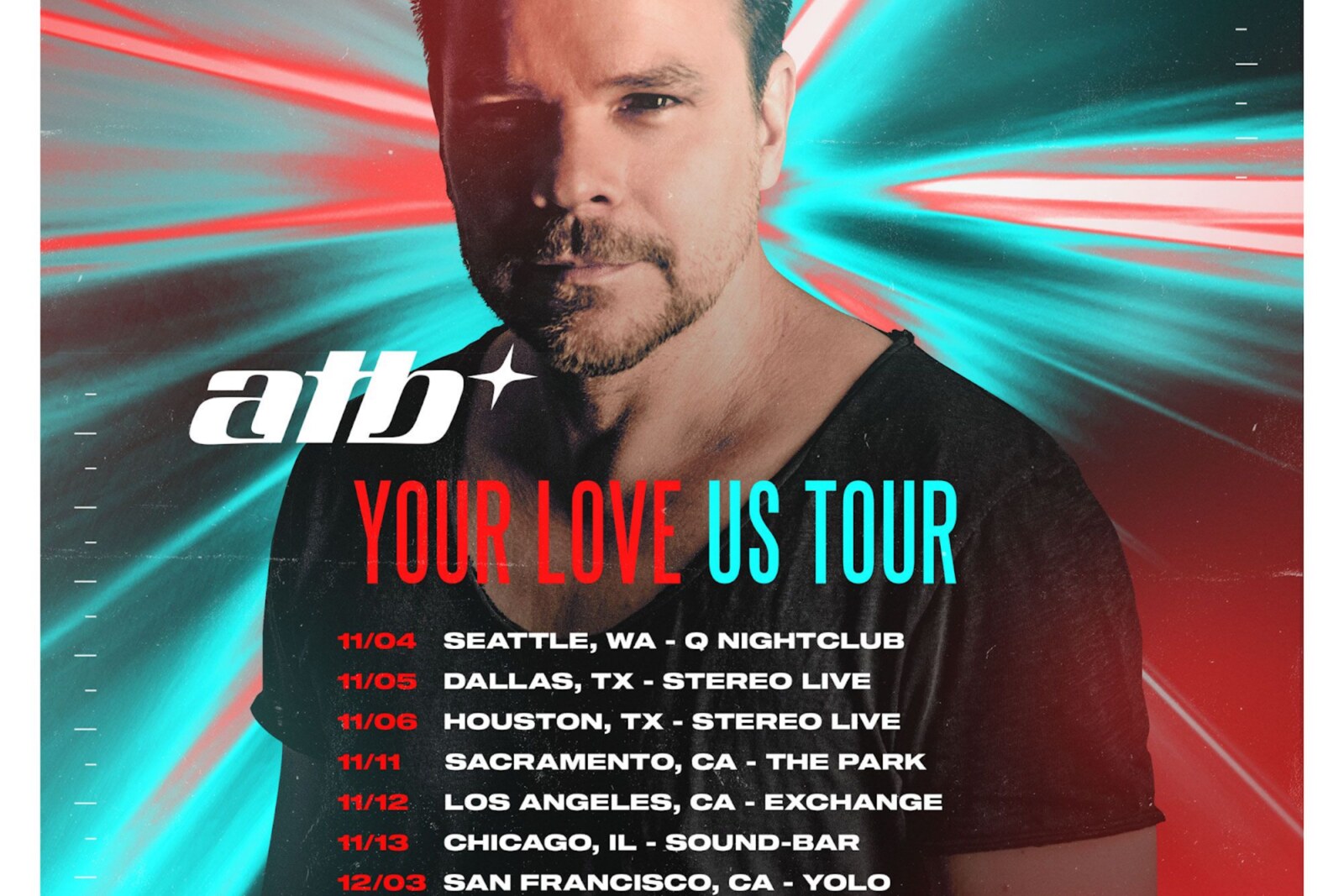 ATB Kicks Off USA Tour This Weekend