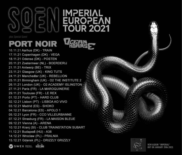 the upcoming tour of Oceanhoarse