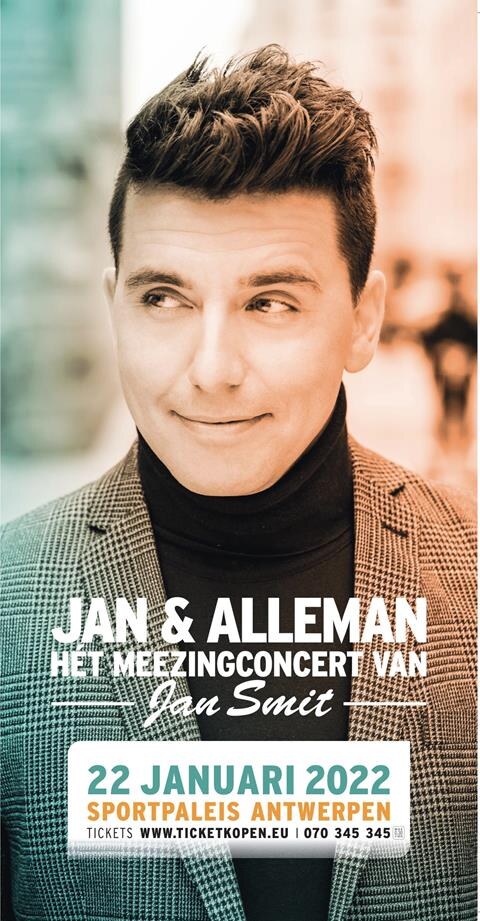 Pommelien, Gers Pardoel, René Froger en De Romeo’s zijn op 22 januari te gast bij Jan Smit in het Sportpaleis