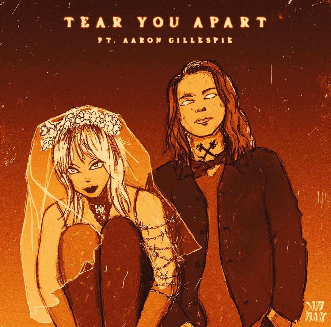 GG Magree and Underoath’s Aaron Gillespie team on “Tear You Apart” 