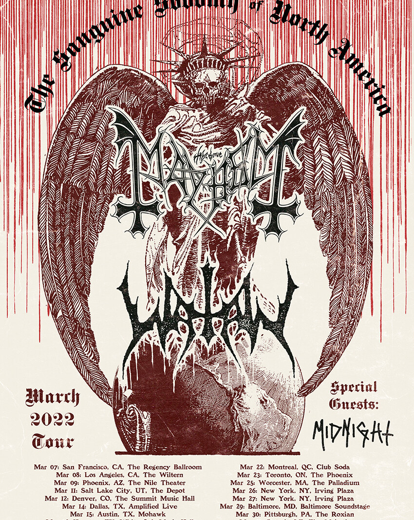 Watain Announce North American Tour With Mayhem In March 2022