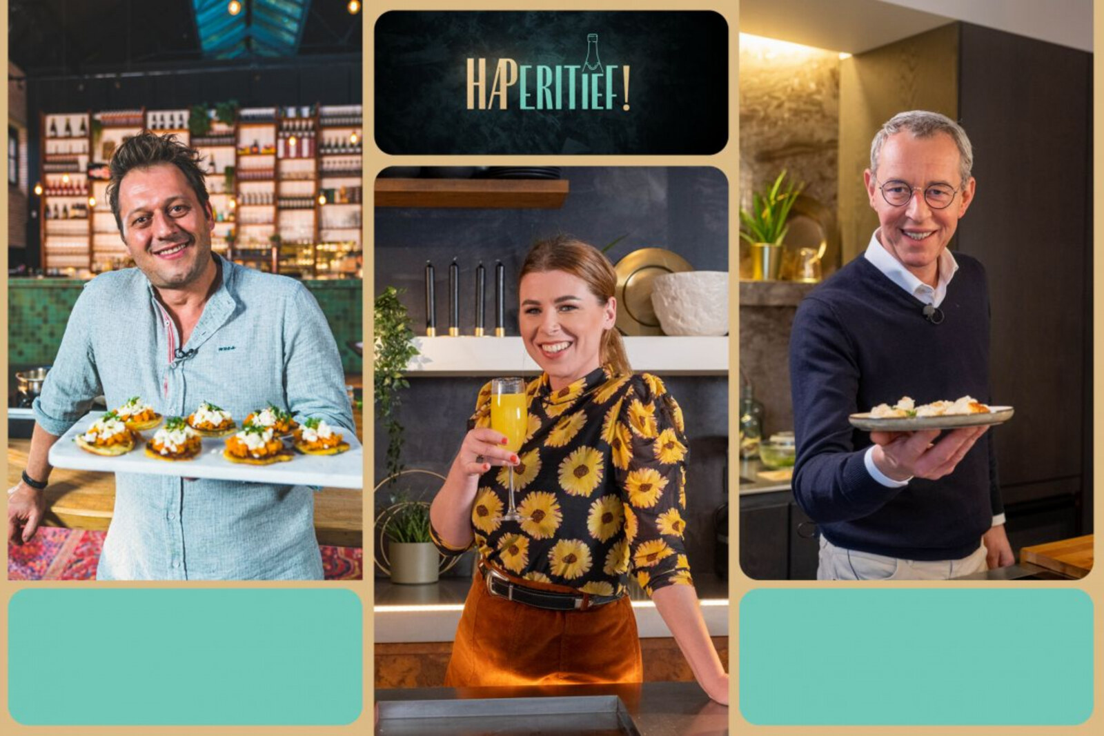 Njam! serveert de beste hapjes en drankjes in het nieuwe programma 'HAPeritief!'