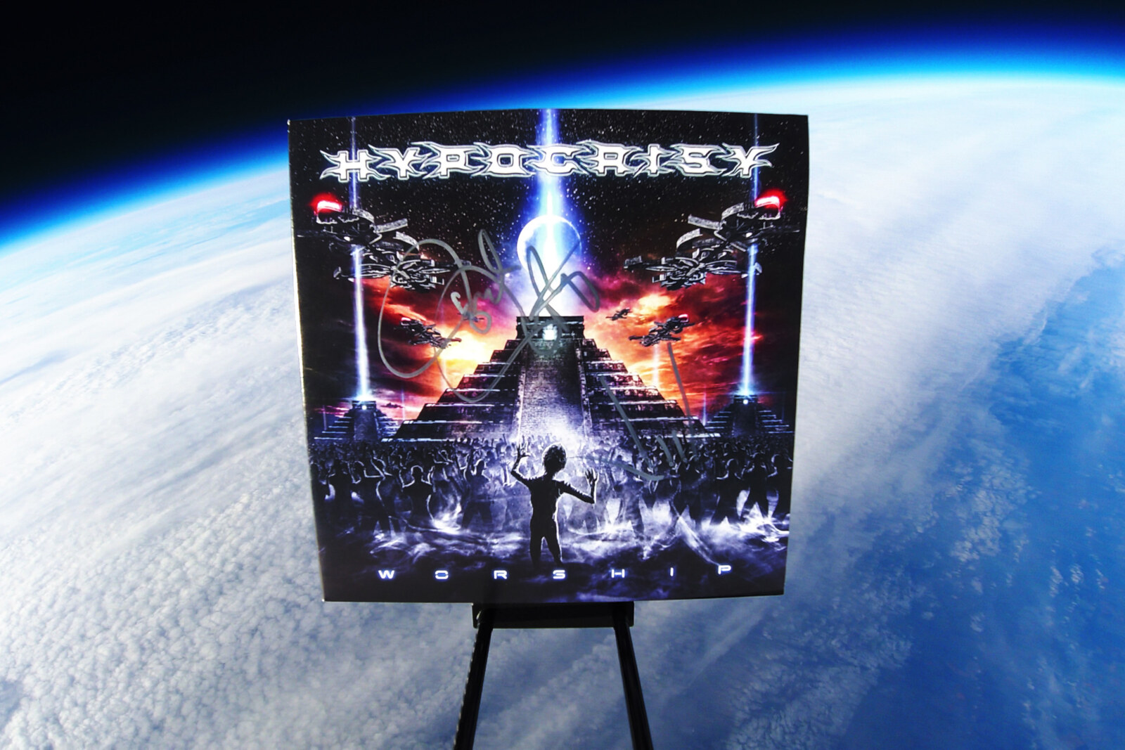 Hypocrisy - Worship reached new heights as the first metal album in space