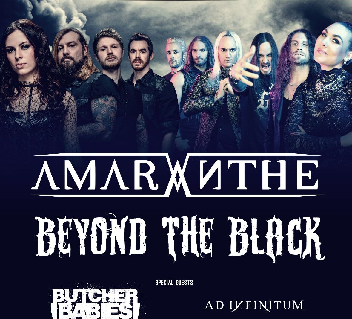 Amaranthe + Beyond The Black announce support acts for postponed European Tour