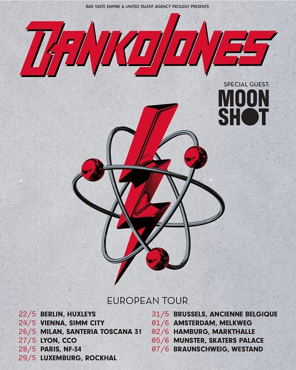 Moon Shot Announce European Tour With Danko Jones And Add Dates To Their Confession Tour 2022