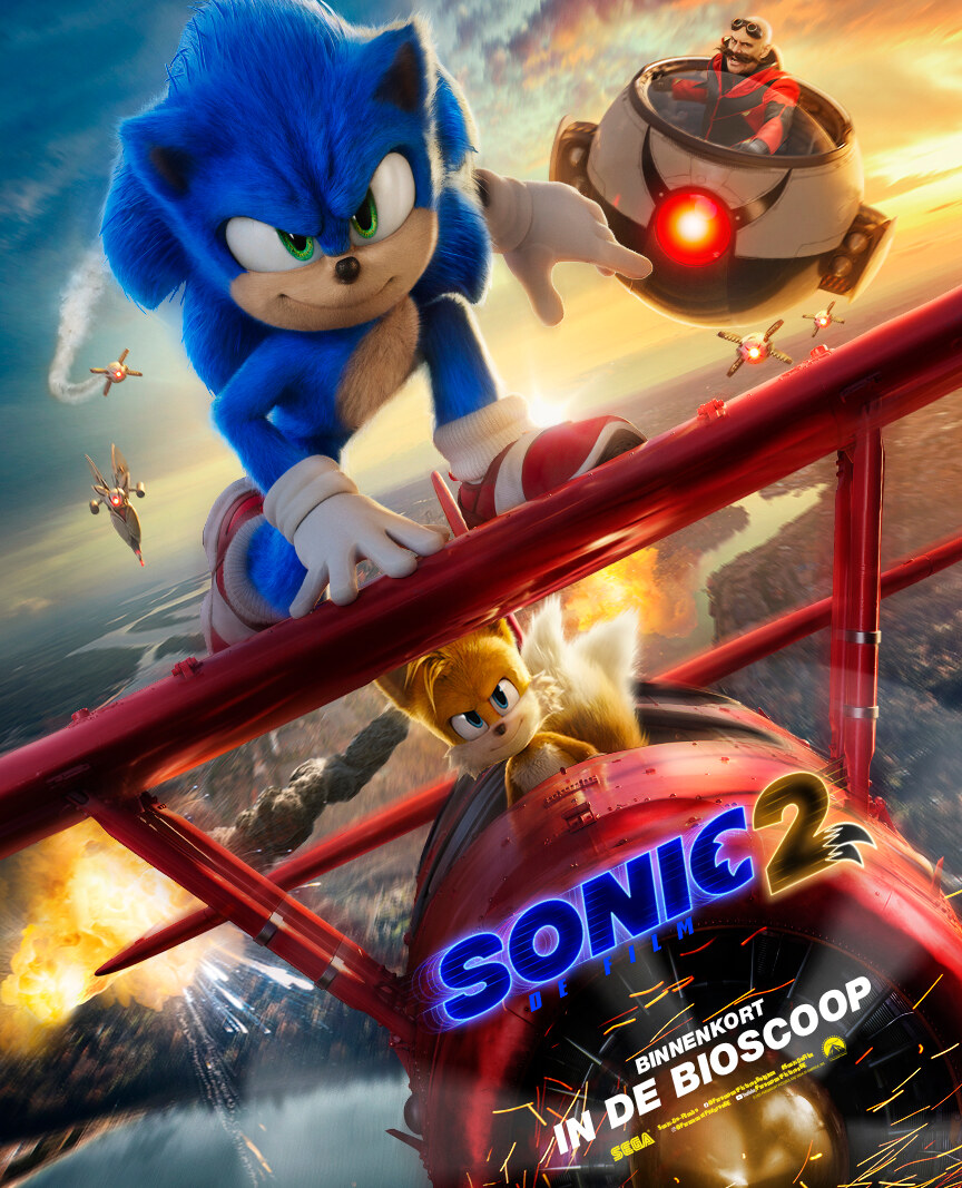‘s Werelds favoriete blauwe egel is terug voor een next-level avontuur in Sonic: De film 2!