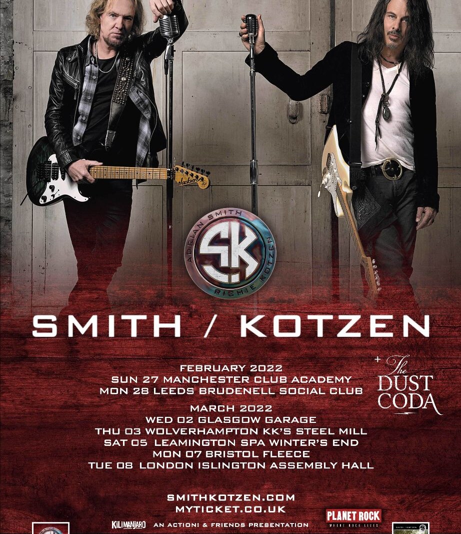 Smith / Kotzen announce debut UK tour