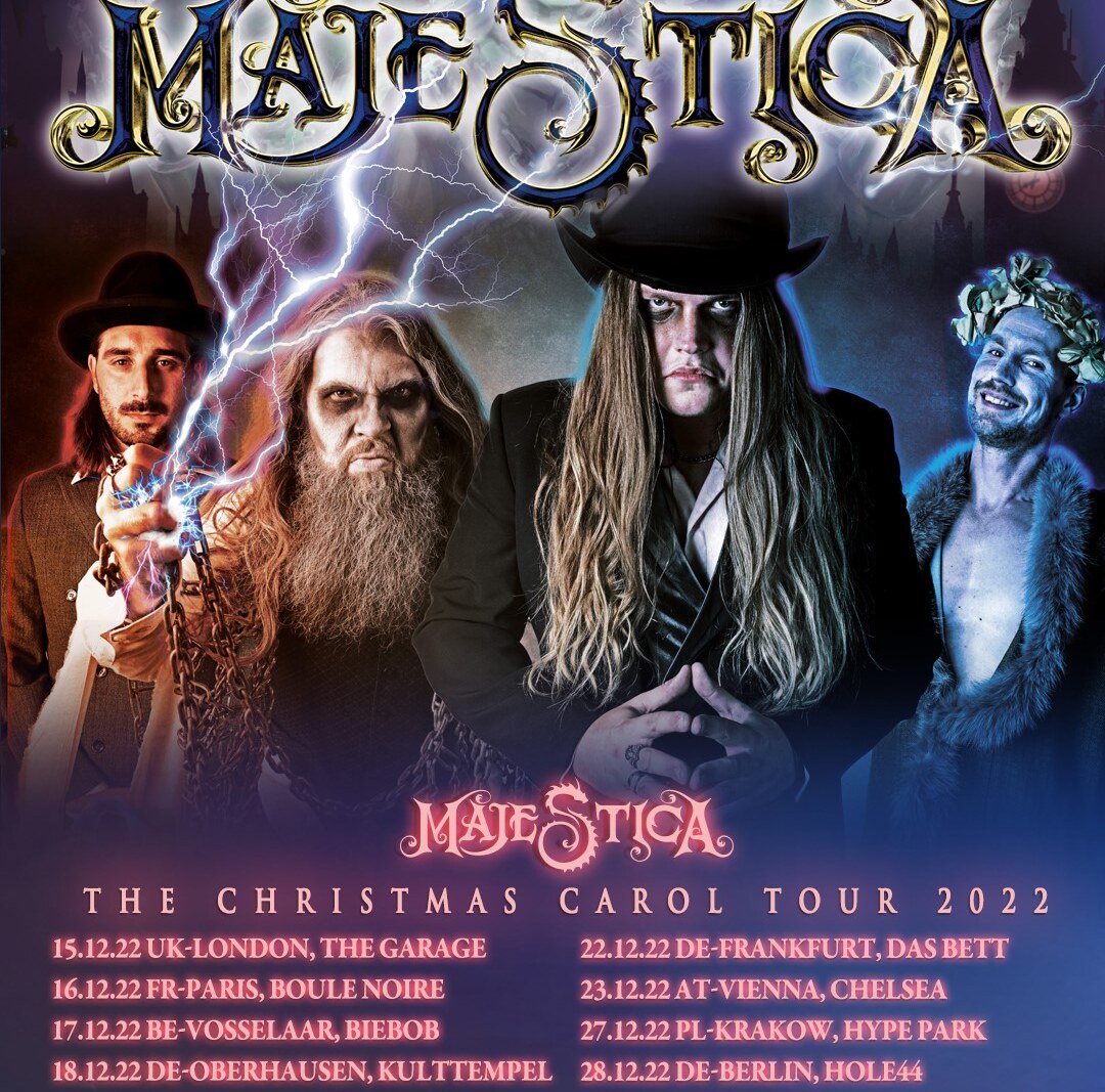 Majestica Announce new tour dates for "The Christmas Carol" Tour in 2022!