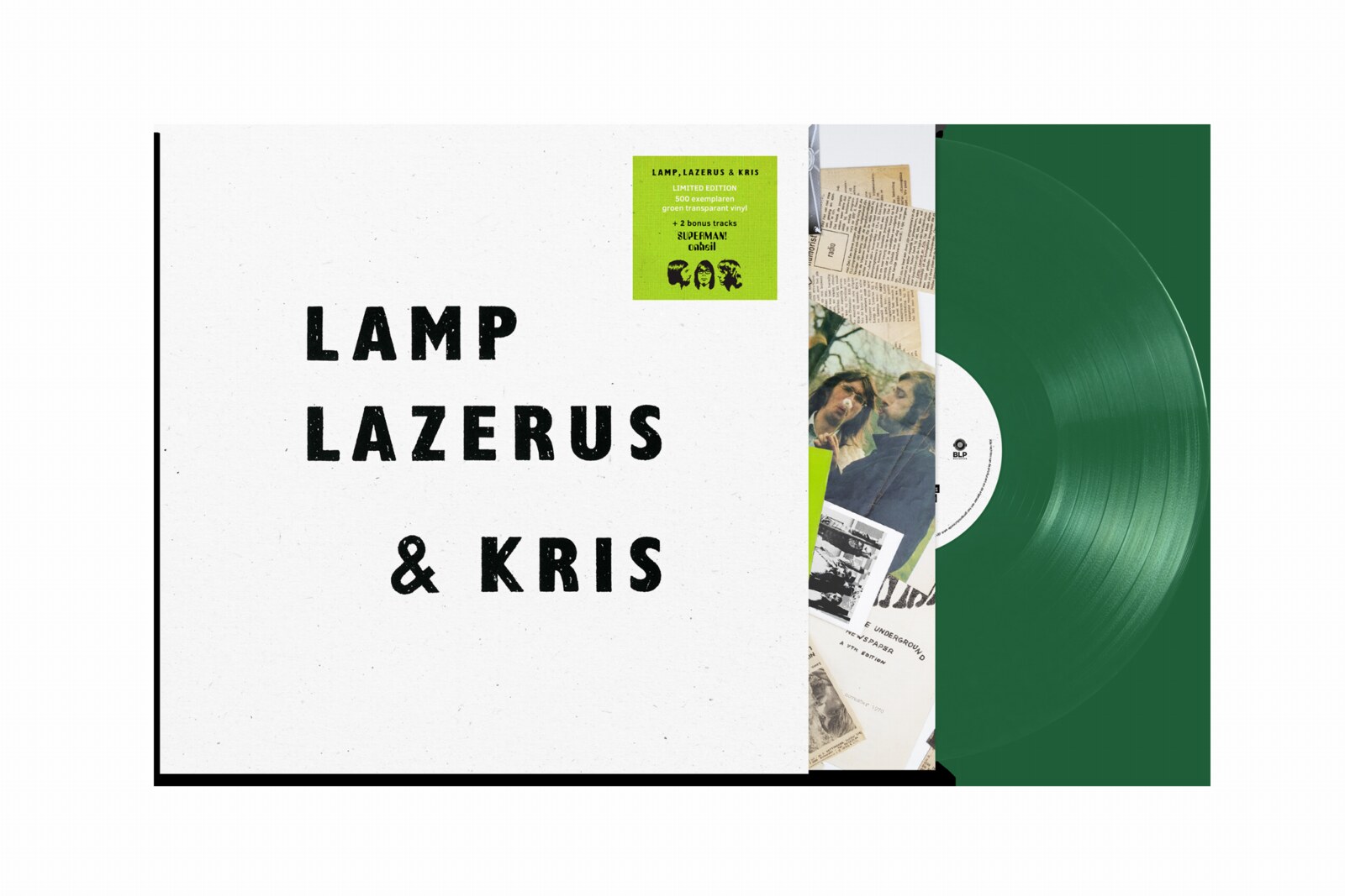 Naar aanleiding van de vijftigste verjaardag verschijnt het enige album van Lamp, Lazerus & Kris opnieuw op vinyl