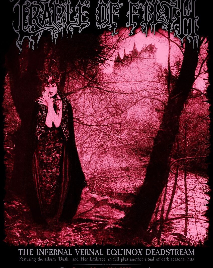 Cradle of Filth announce 'The Infernal Vernal Equinox' show stream for 20th March!