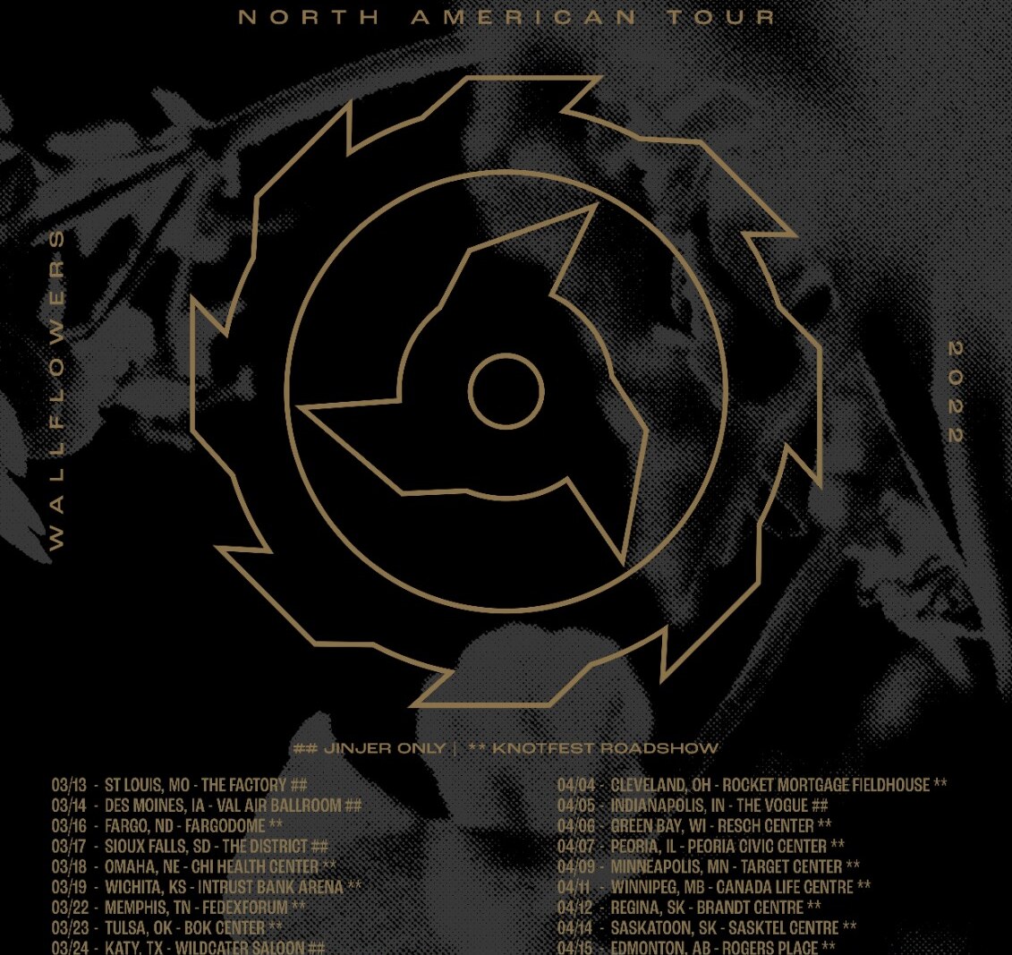 Jinjer Adds More U.S. Performances to Tour Schedule + Glow In The Dark Vinyl Collection Announced