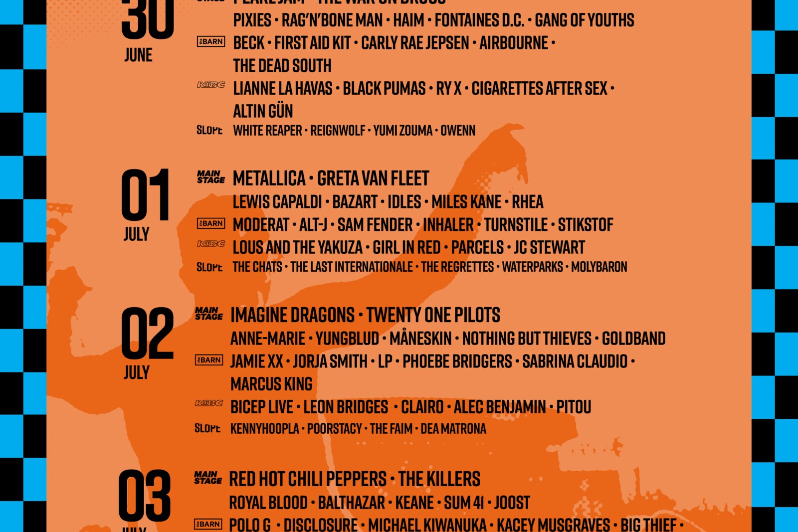 Rock Werchter in peak form: discover 64 new names !