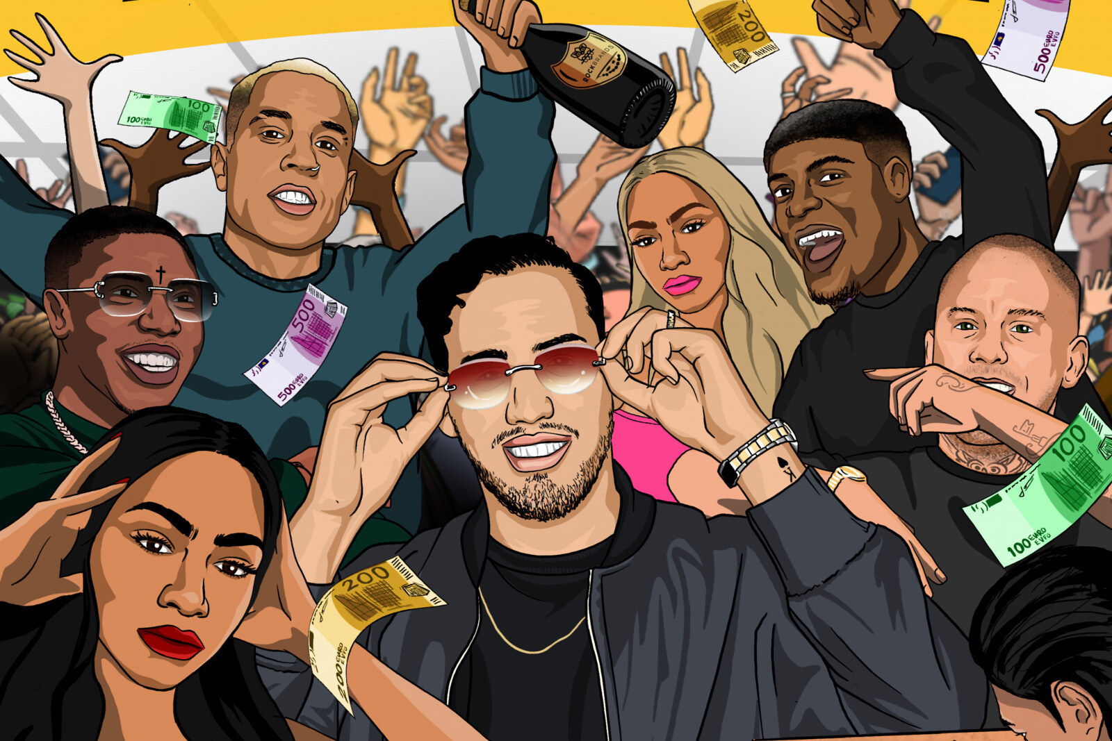 LA$$A dropt samen met Bizzey en Young Ellens de single 'Bijpakken'
