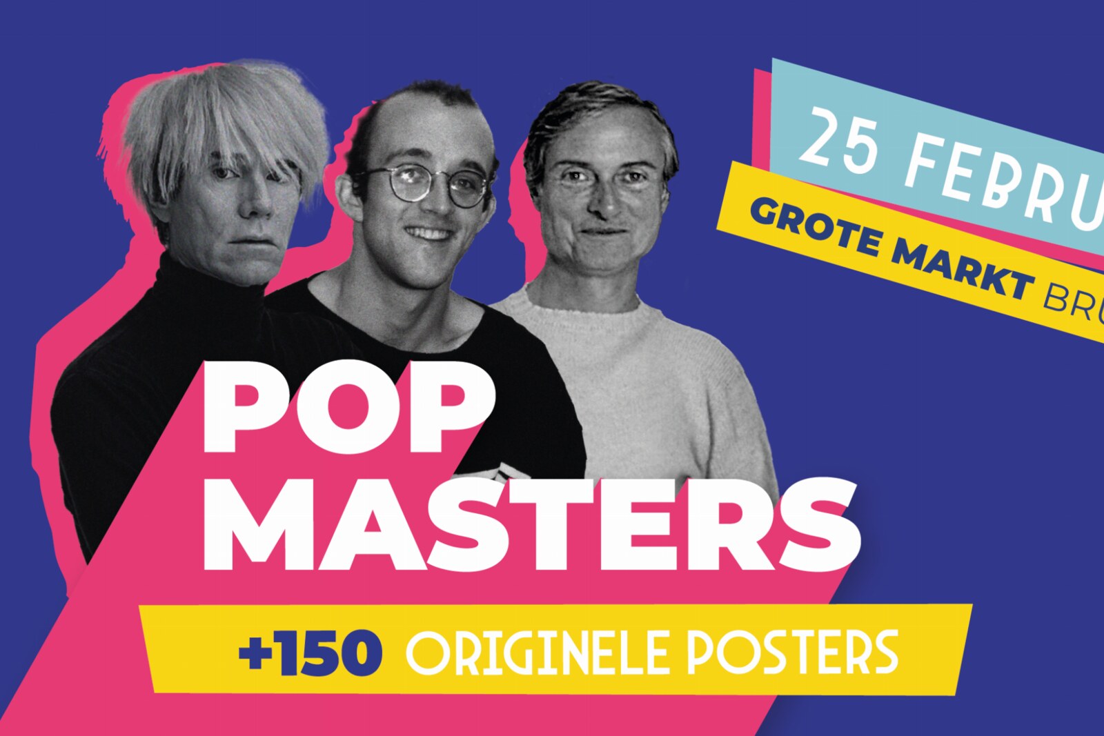 Drie popart-iconen in hartje Brussel!