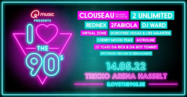I love the 90’s pakt uit met exclusieve live set van Clouseau