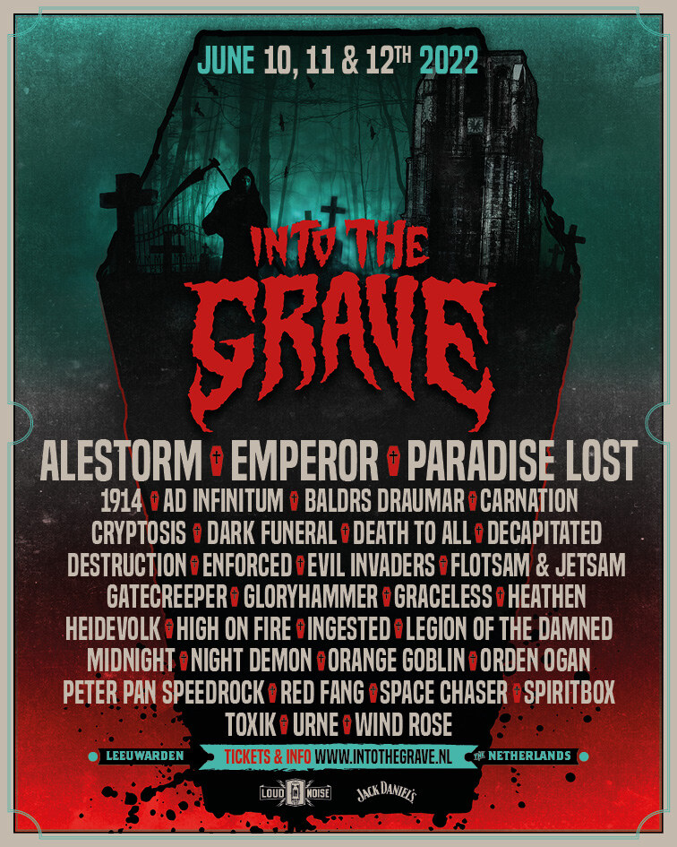 Laatste namen + dagindeling voor Into The Grave 2022