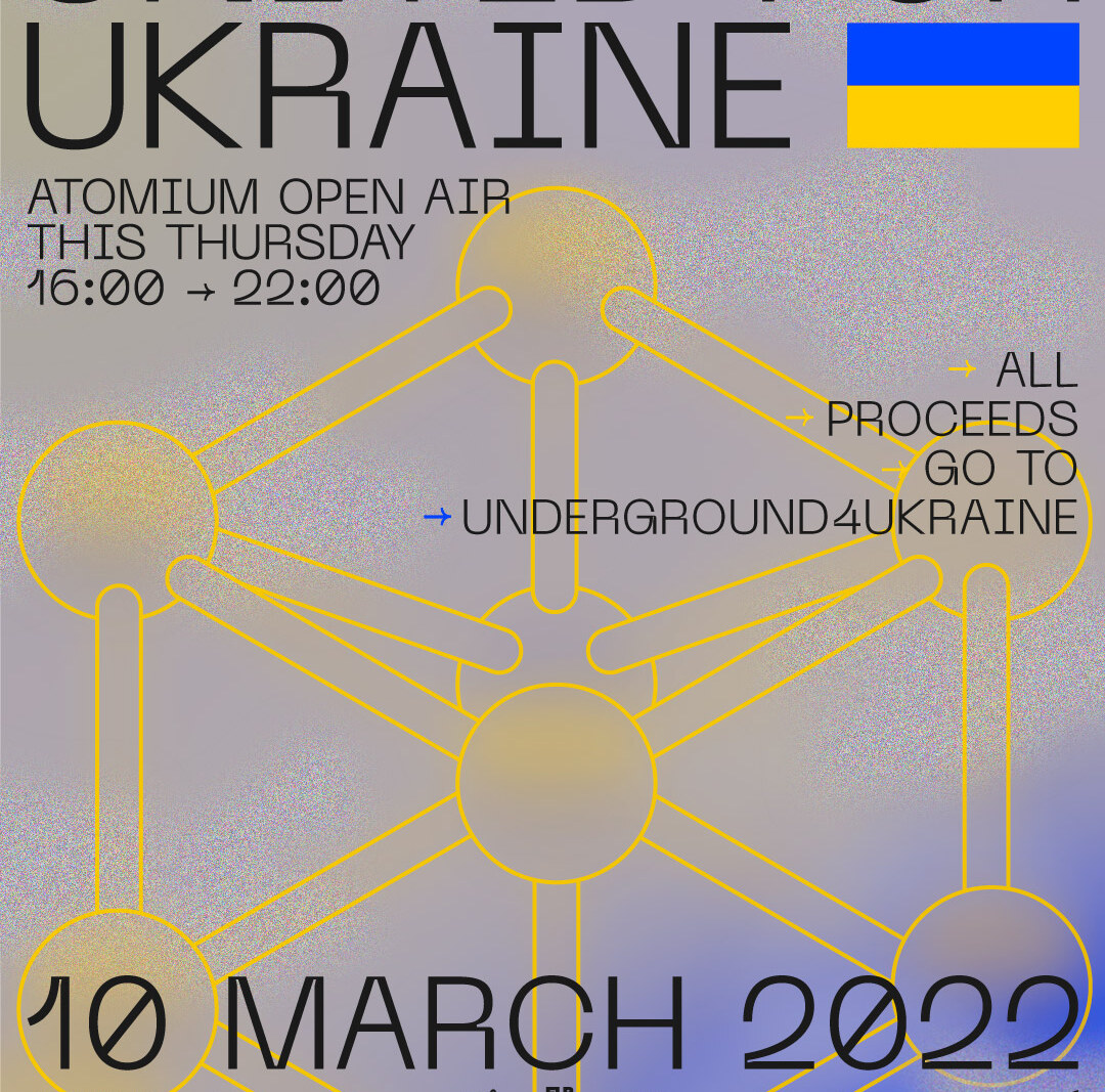 United For Ukraine: Brusselse nightlife scene organiseert benefietfestival voor Oekraïne aan het Atomium