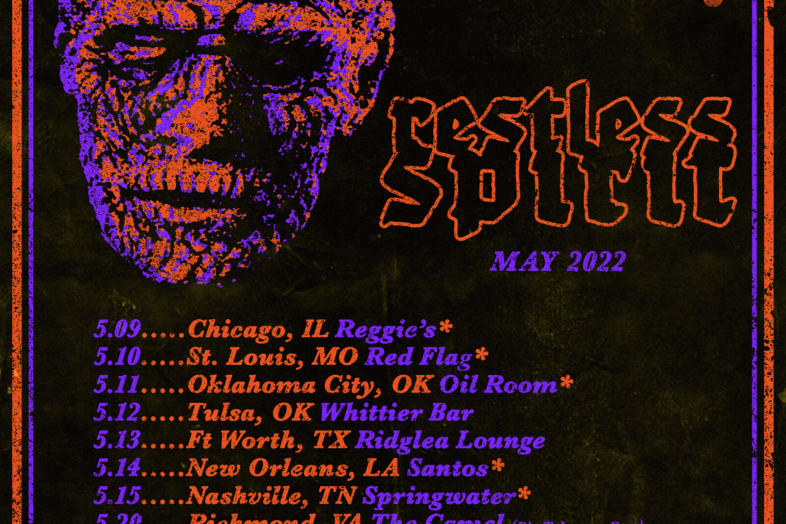 Restless Spirit sign with Magnetic Eye Records