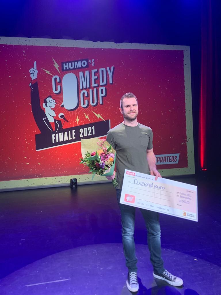 Vincent Voeten wint Humo’s Comedy Cup 2021