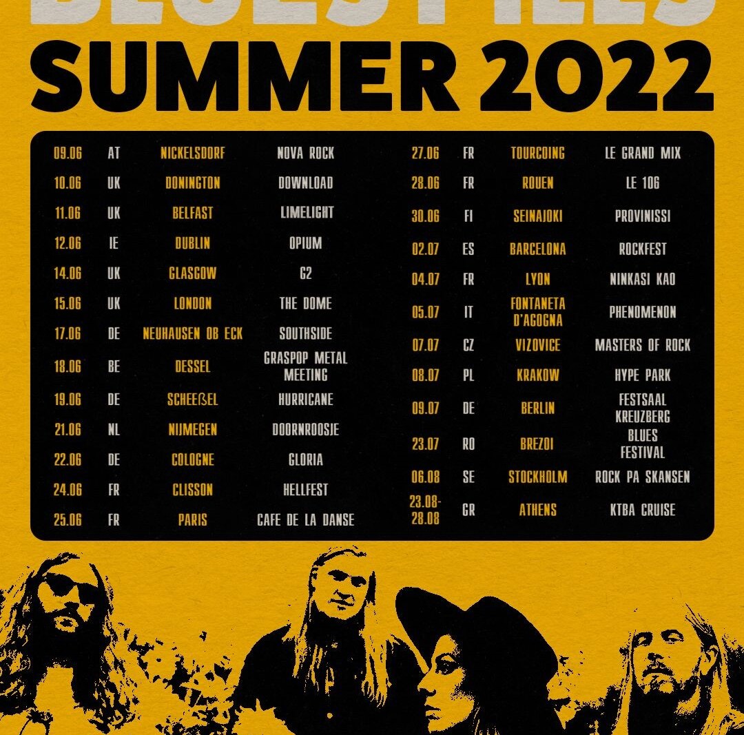 Blues Pills announce European Summer–Festival Tour 2022!