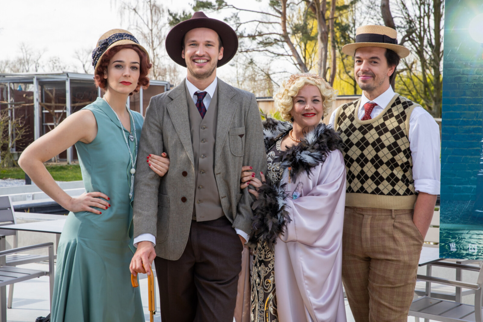 Daphne Wellens, Hilde Vanwesepoel en Nordin De Moor schitteren deze zomer naast Michiel De Meyer in de musical Singin' in the Rain.