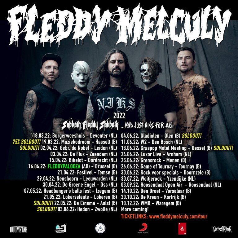 Metal sensatie Fleddy Melculy heeft geen tijd voor spijt en dropt gloednieuwe single-video
