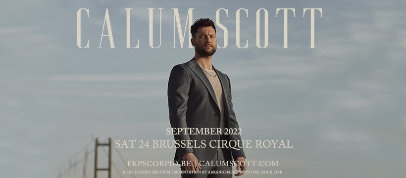 Calum Scott speelt op zaterdag 24 september in Koninklijk Circus Brussel
