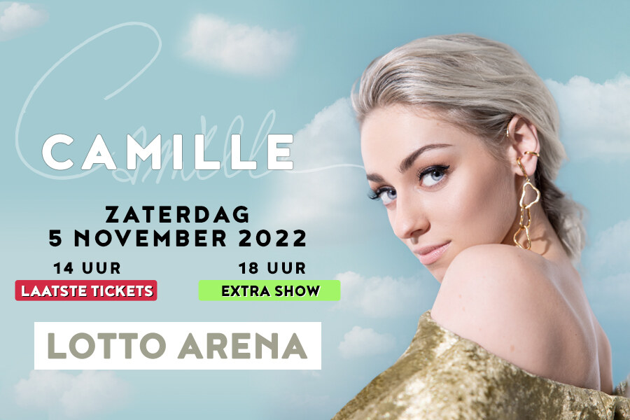 Camille: Extra Lotto Arena show en nieuwe single uit Liefde voor Muziek