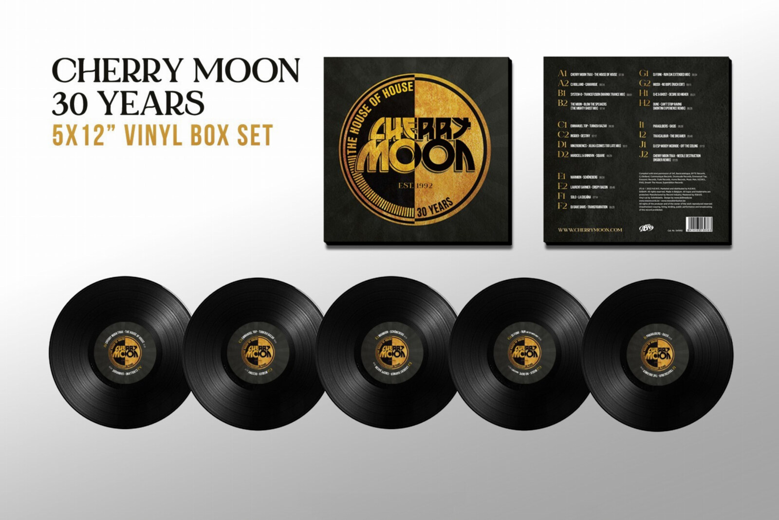 Celebrating 30 Years of Cherry Moon with a collection of some of the most iconic tracks of the club