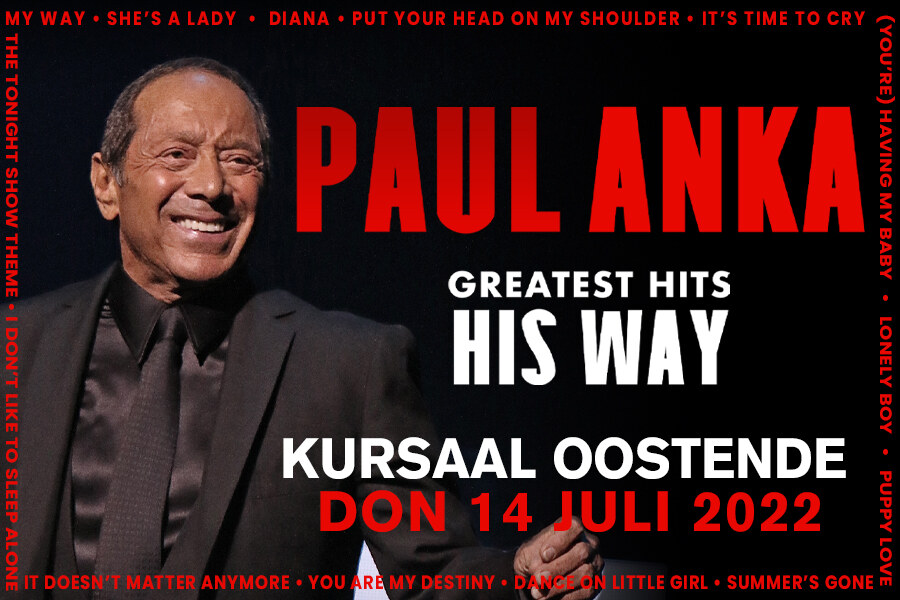 Paul Anka op 14 juli 2022 in Kursaal Oostende