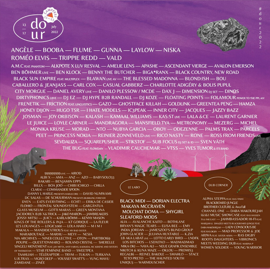 Dour Festival is terug met een XXL-editie, boordevol nieuwigheden!