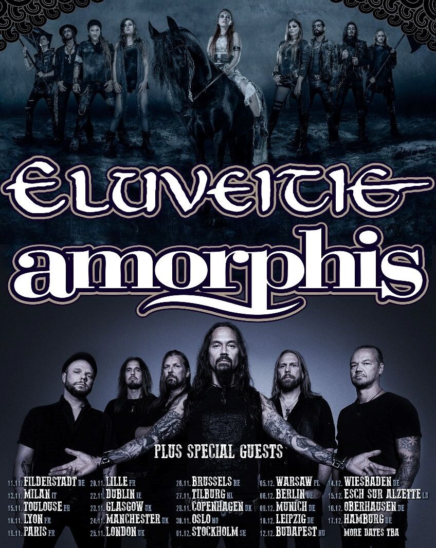 Eluveitie announce co-headline tour with Amorphis
