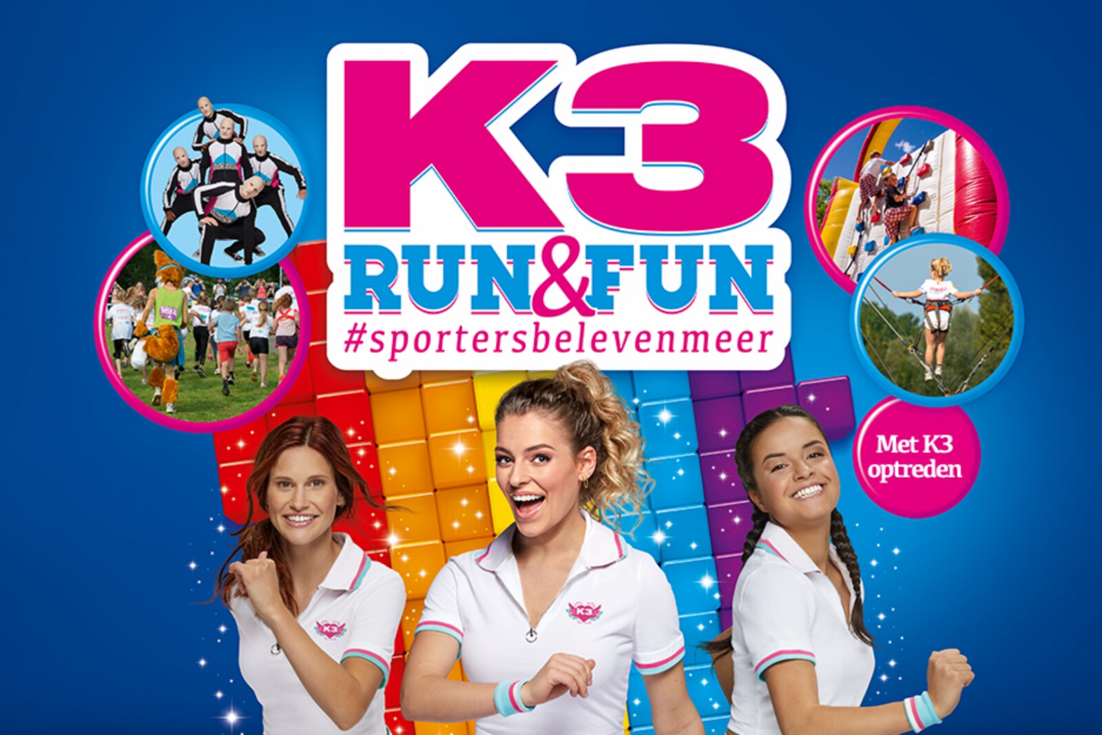 ‘K3 RUN&FUN’ Sport Vlaanderen en Studio 100