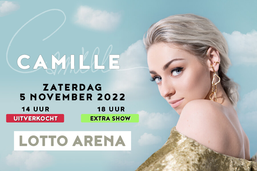 Stormloop voor Camille in de Lotto Arena!