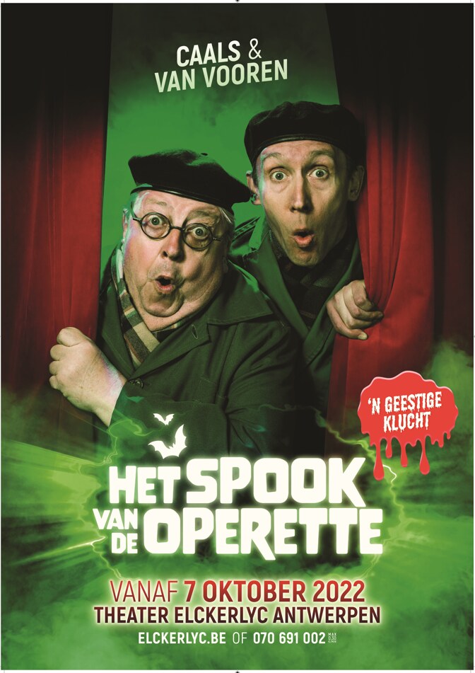 Luc Caals en Dirk Van Vooren schitteren dit najaar in Het Spook van de Operette.
