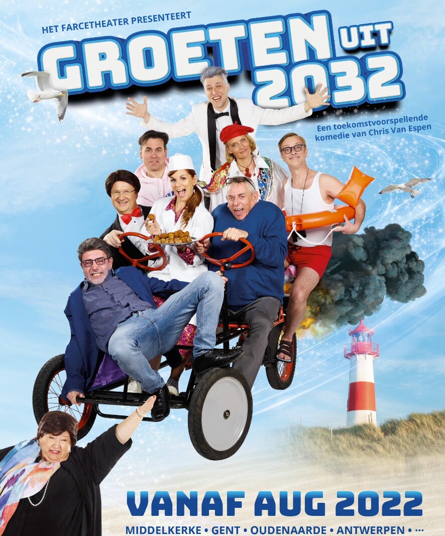 Groeten uit 2032: Het Farcetheater voorspelt de toekomst in een gloednieuwe komedie
