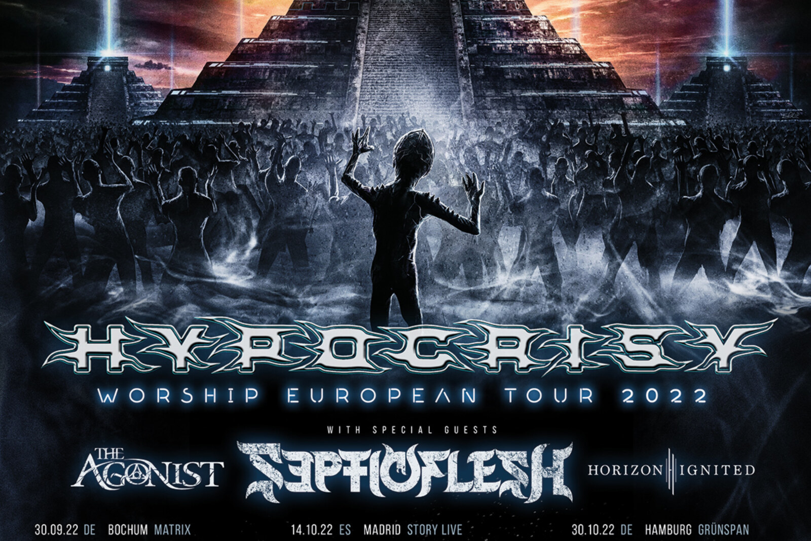 Hypocrisy announce Worship European Tour 2022