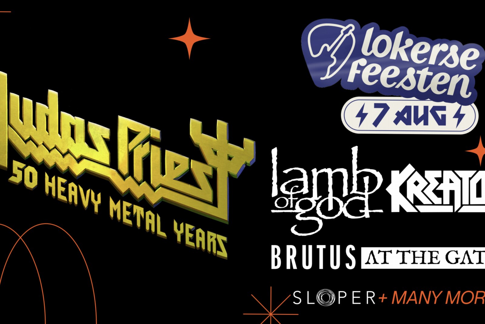 Judas Priest absolute headliner op Lokerse Metaldag.