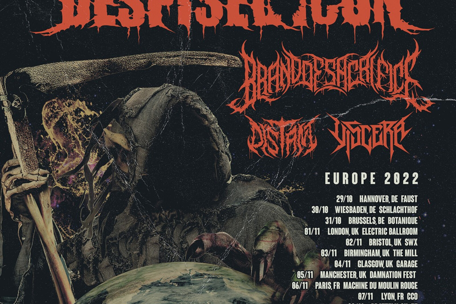 Decapitated & Despised Icon European co-headliner tour announced!