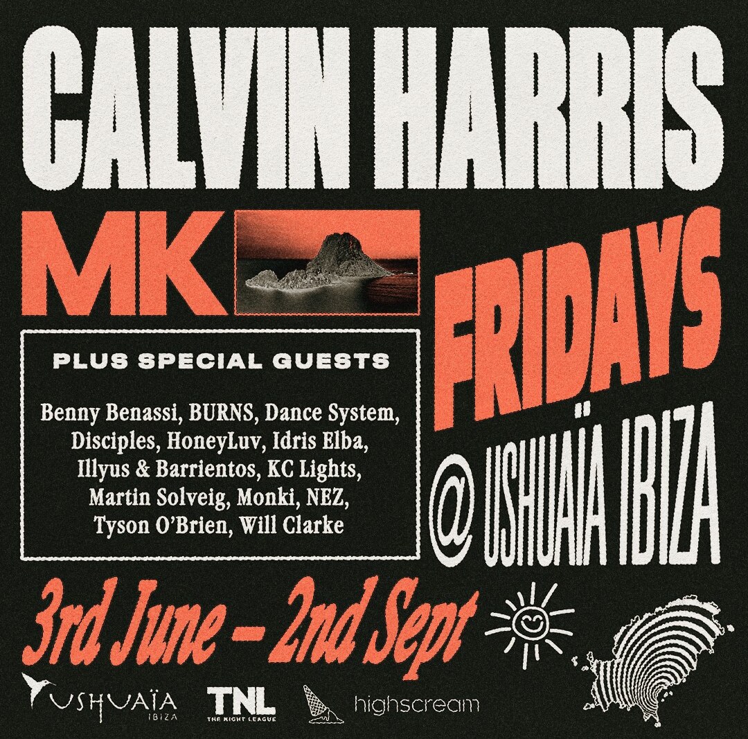 Ushuaïa Ibiza reveals the lineups for Calvin Harris’ highly anticipated return to Ushuaïa Ibiza