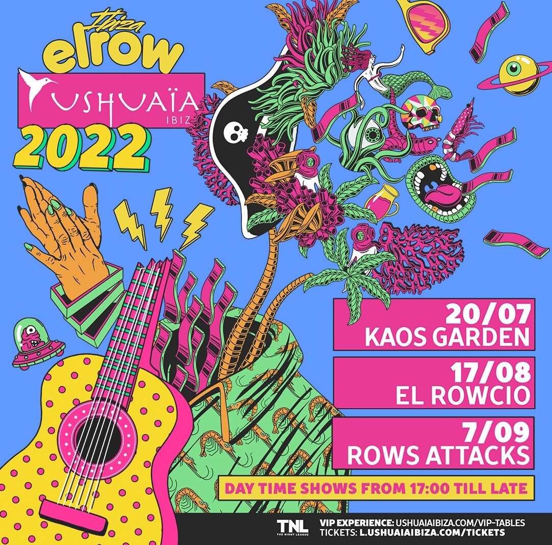 Ibiza powerhouses elrow and Ushuaïa Ibiza come together for three wonderfully wild shows