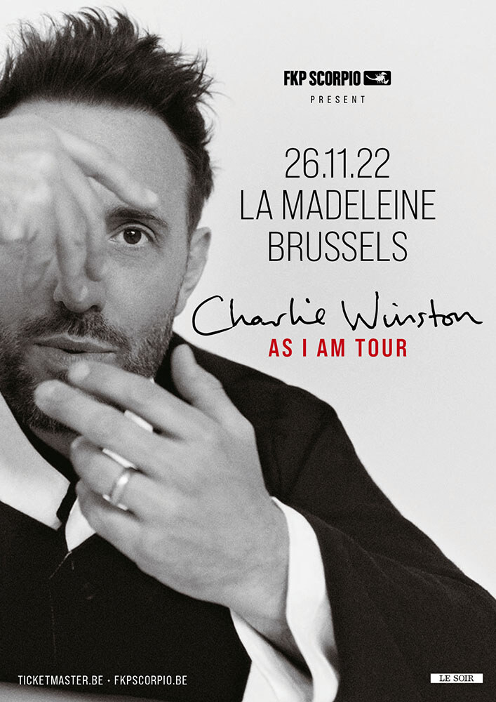 Charlie Winston stelt nieuw album voor in La Madeleine in Brussel op 26 november 2022