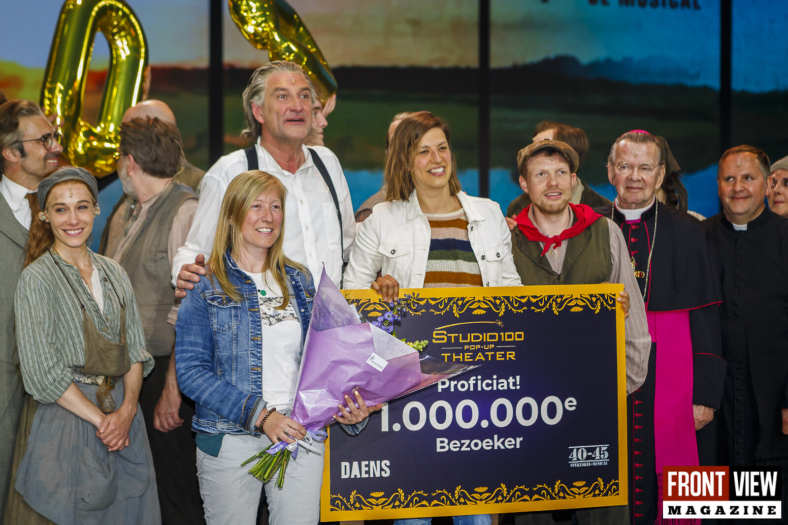 1 miljoen bezoekers voor de succesmusicals Daens & 40-45 in het Studio 100 Pop-Up Theater