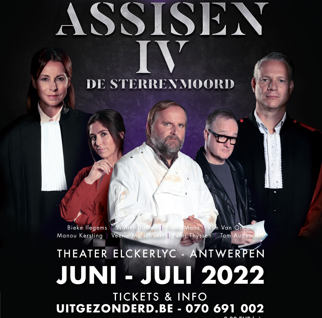 Walter Damen en Bieke Ilegems gaan het verbale duel aan in Assisen IV - De sterrenmoord